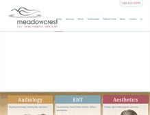 Tablet Screenshot of meadowcrestent.com